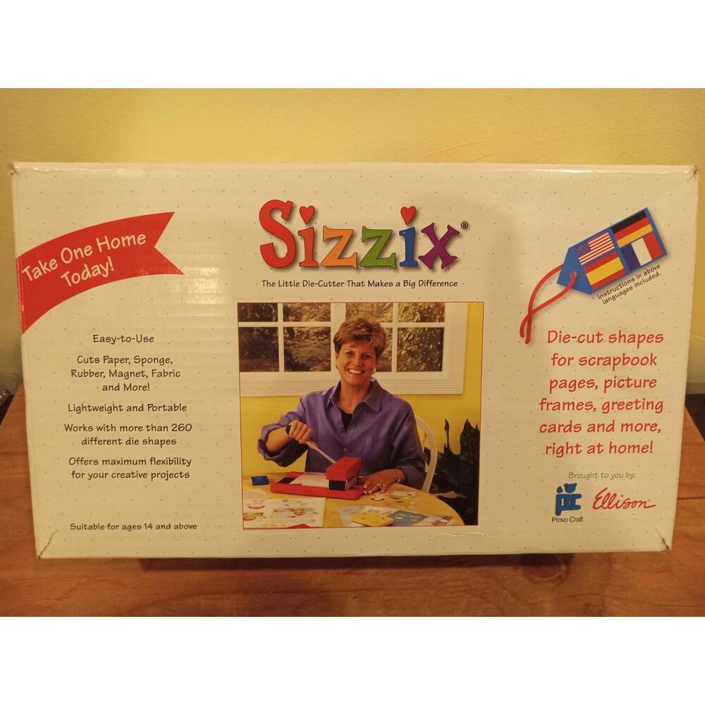 Sizzix Red Personal Die-Cutter Press Machine, Little Die Cutter, 38-0605